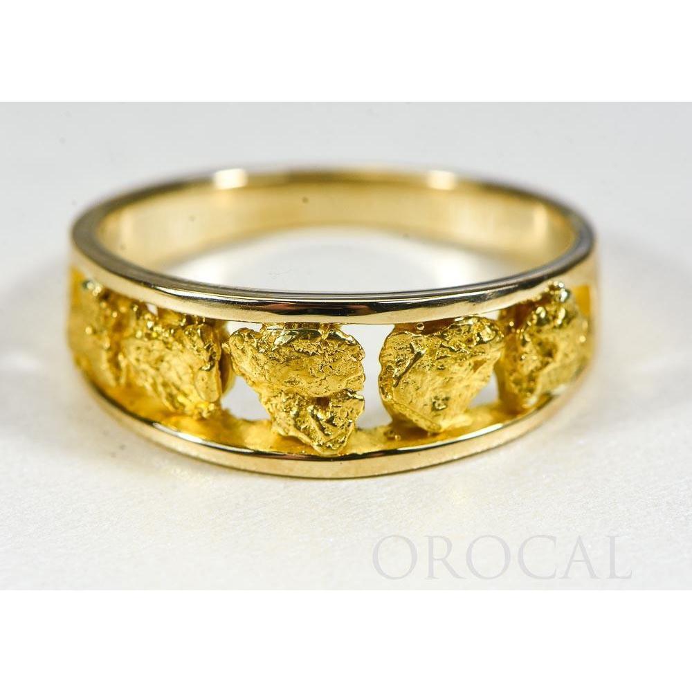 Orocal Gold Nugget Men's Ring RM125/8MM-Destination Gold Detectors