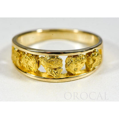 Orocal Gold Nugget Men's Ring RM125/8MM-Destination Gold Detectors