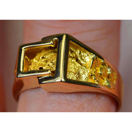 Orocal Gold Nugget Men's Ring RM164-Destination Gold Detectors