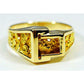 Orocal Gold Nugget Men's Ring RM164-Destination Gold Detectors