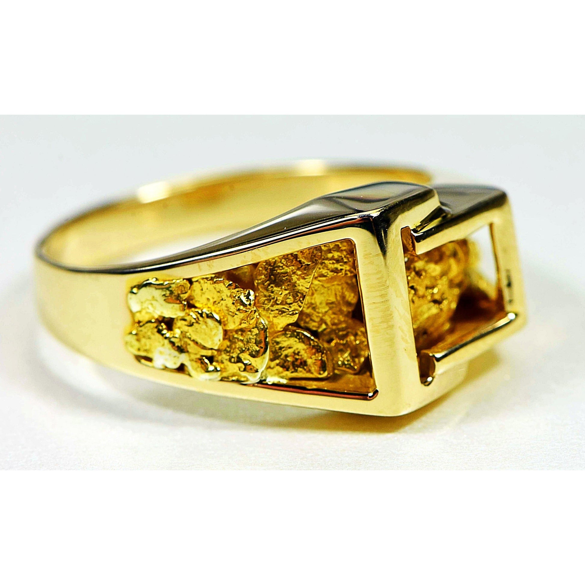 Orocal Gold Nugget Men's Ring RM164-Destination Gold Detectors