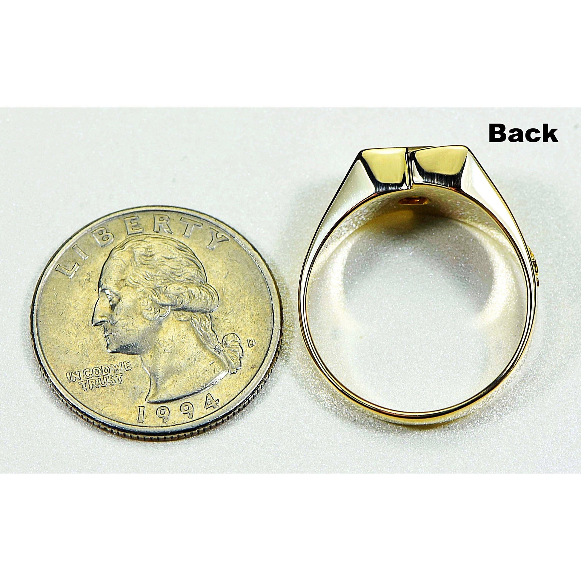 Orocal Gold Nugget Men's Ring RM164-Destination Gold Detectors