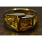 Orocal Gold Nugget Men's Ring RM164-Destination Gold Detectors