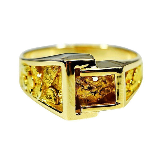 Orocal Gold Nugget Men's Ring RM164-Destination Gold Detectors