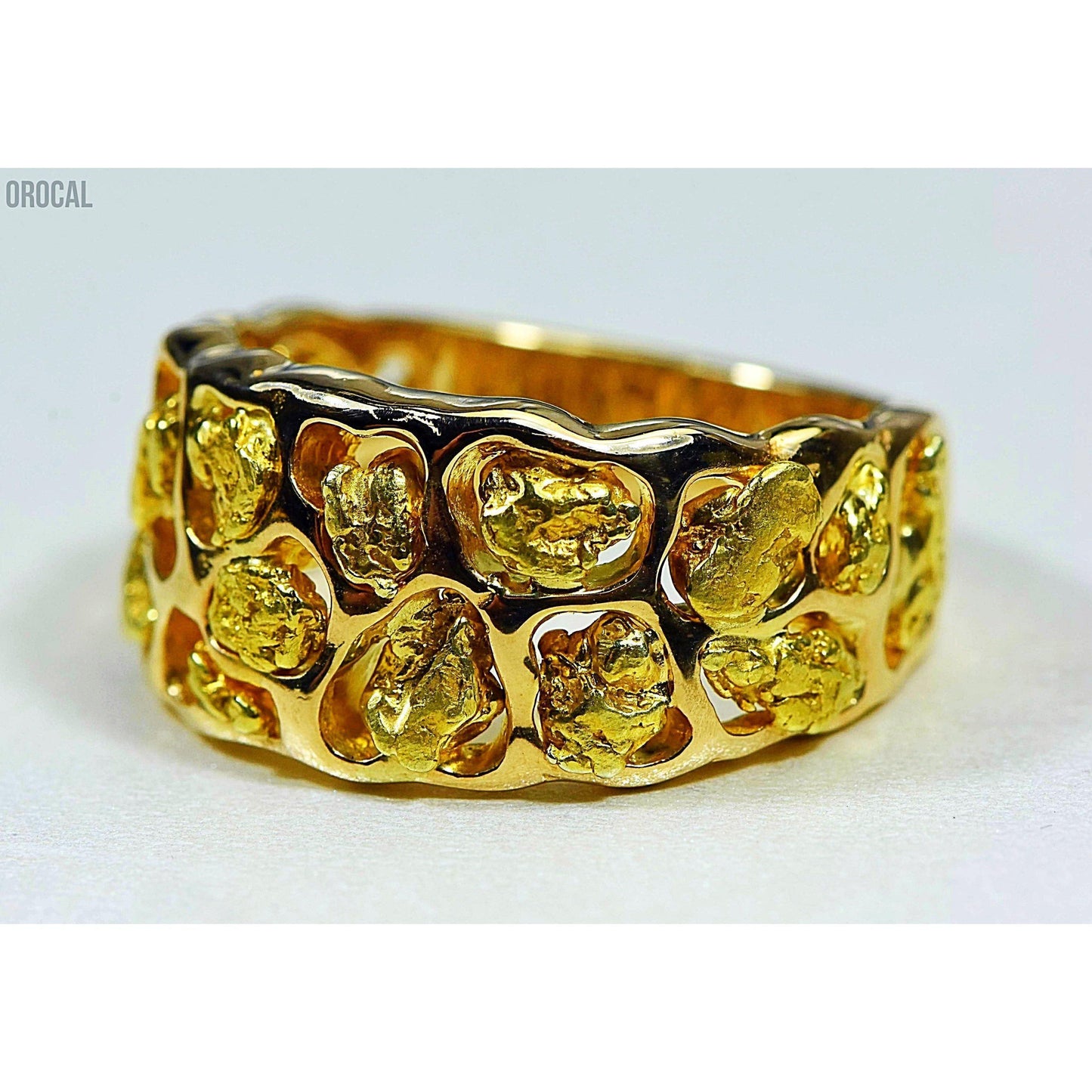 Orocal Gold Nugget Men's Ring RM184-Destination Gold Detectors