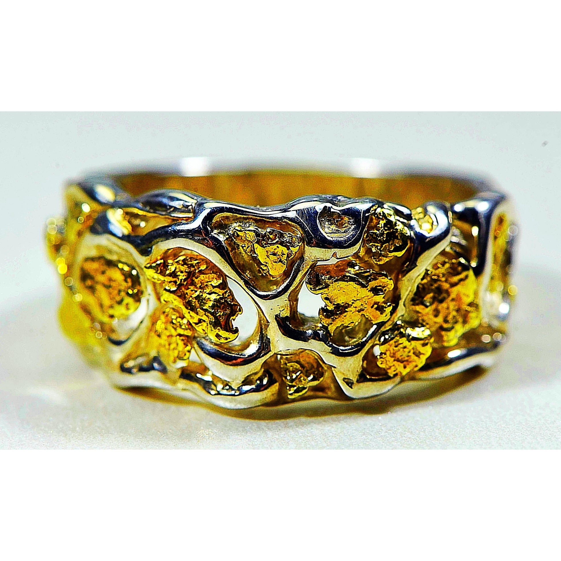 Orocal Gold Nugget Men's Ring - RM184SS-Destination Gold Detectors