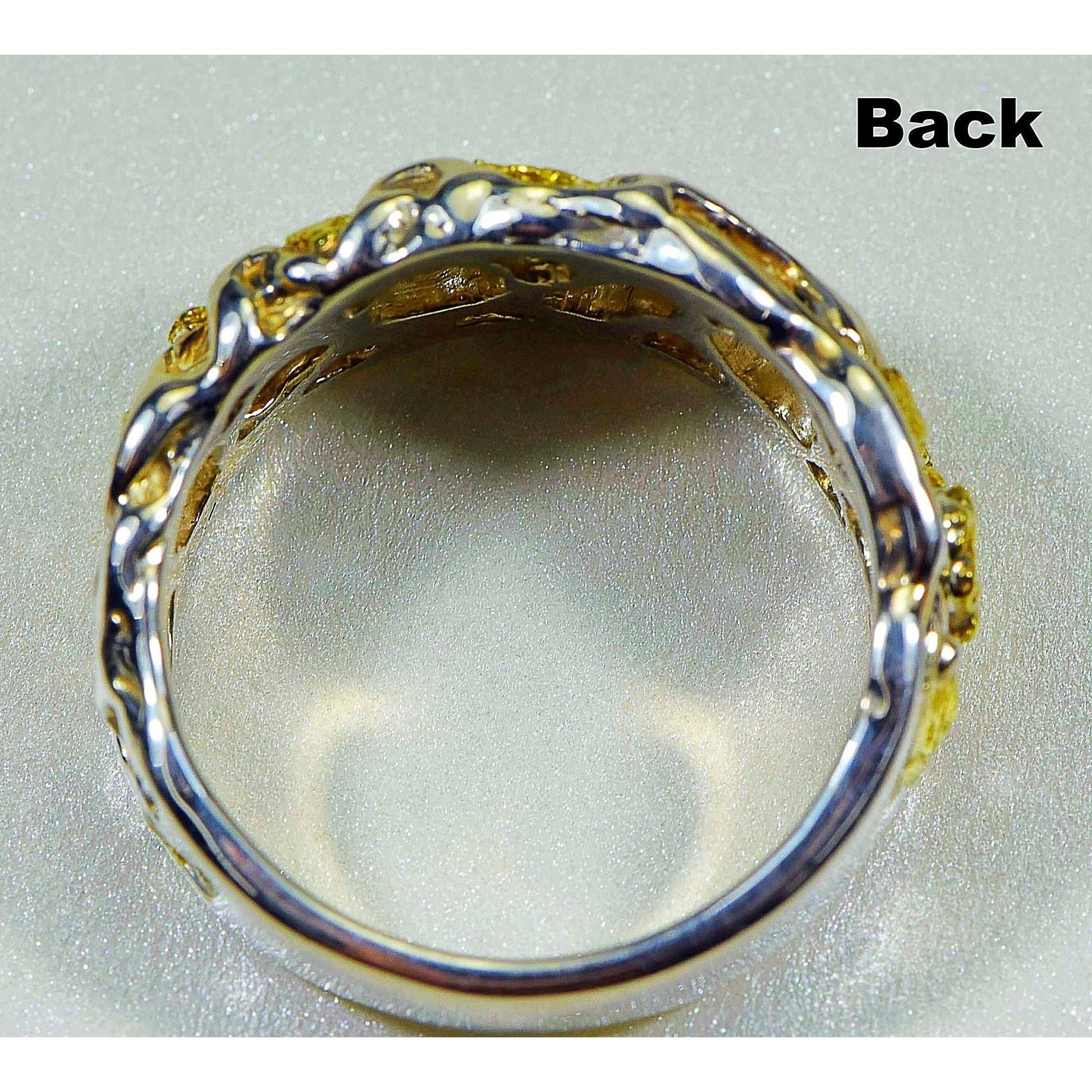 Orocal Gold Nugget Men's Ring - RM184SS-Destination Gold Detectors