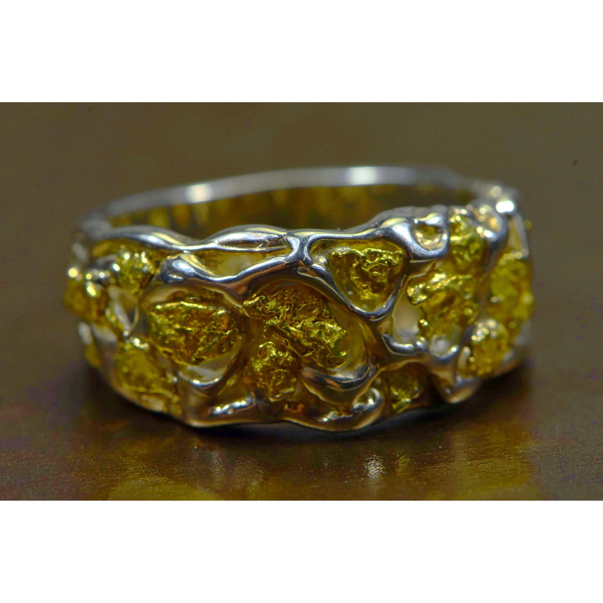 Orocal Gold Nugget Men's Ring - RM184SS-Destination Gold Detectors