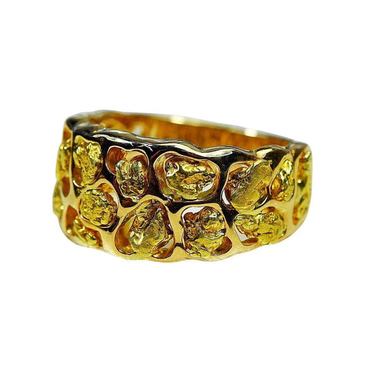 Orocal Gold Nugget Men's Ring RM184-Destination Gold Detectors