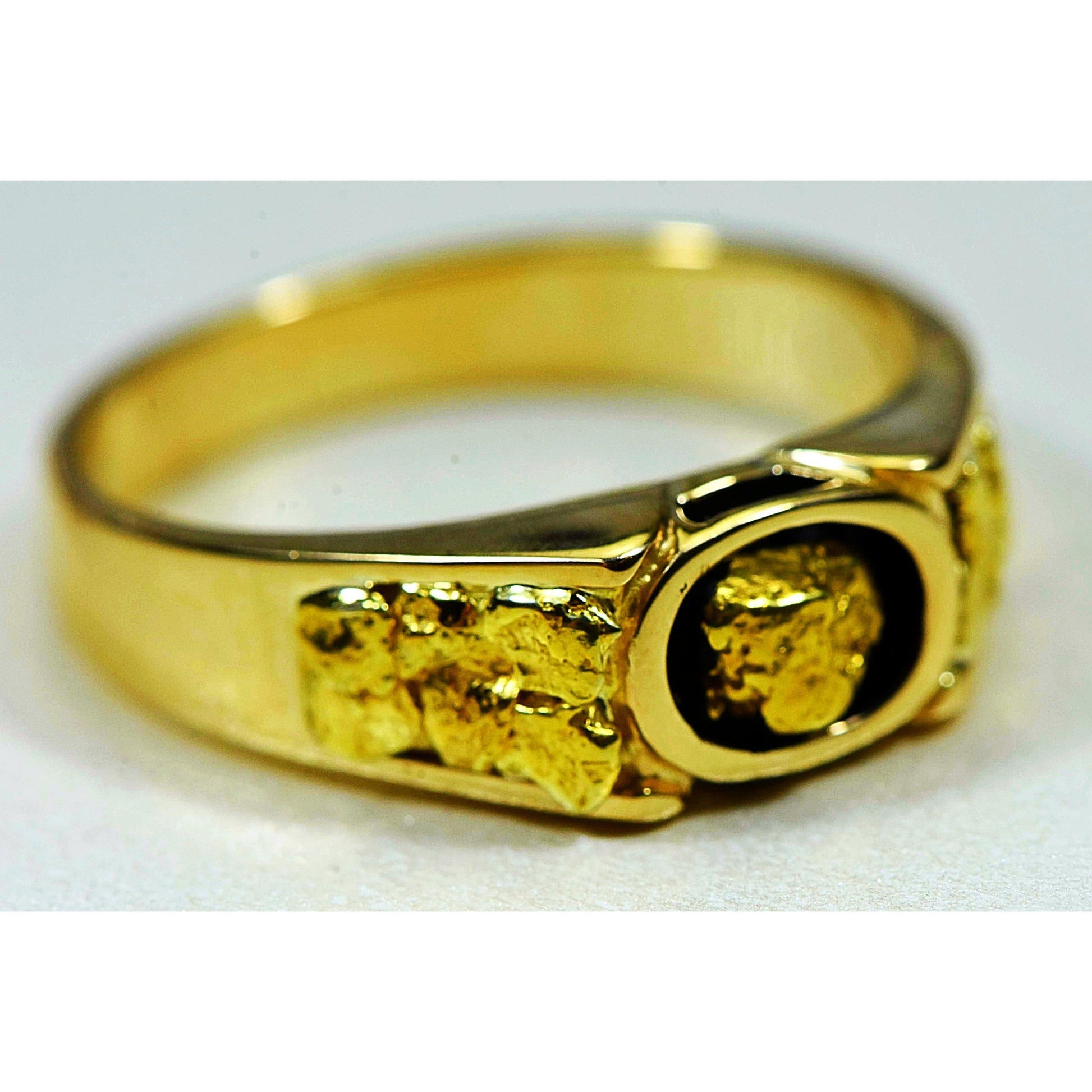 Orocal Gold Nugget Men's Ring RM206-Destination Gold Detectors