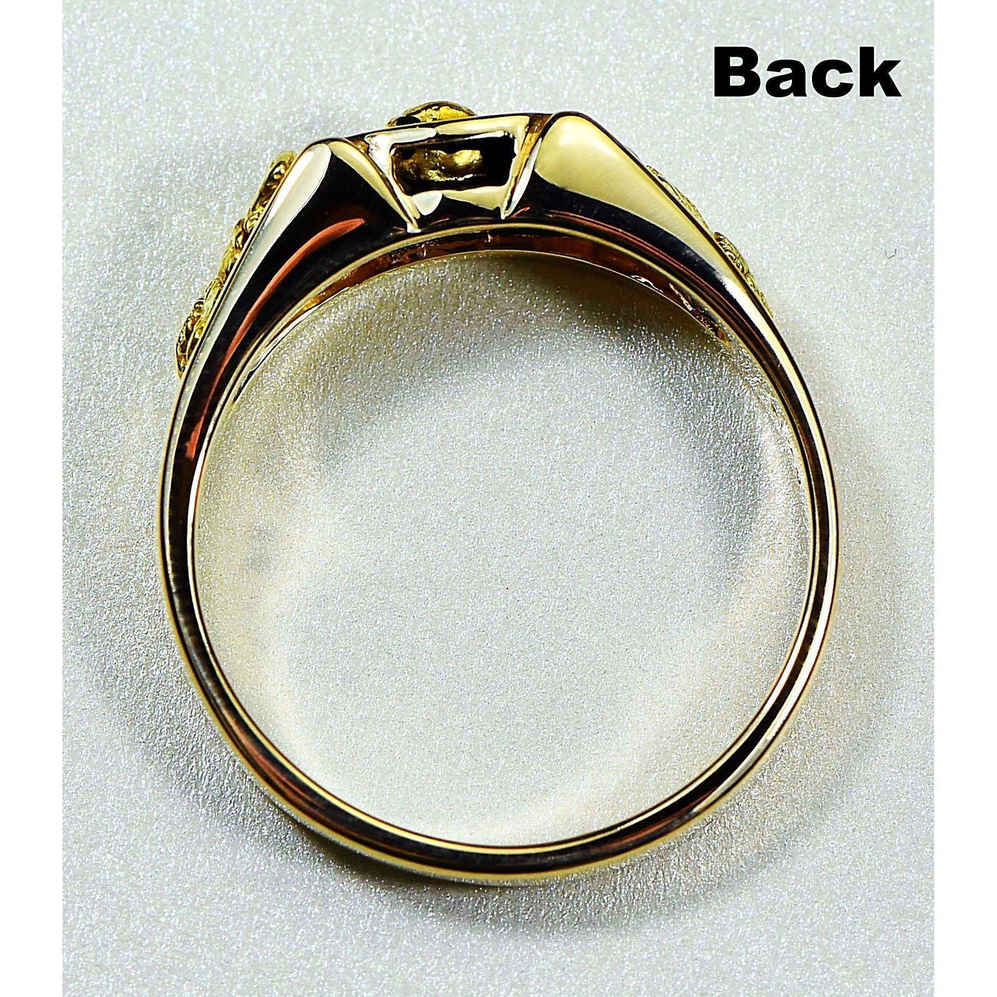 Orocal Gold Nugget Men's Ring RM206-Destination Gold Detectors