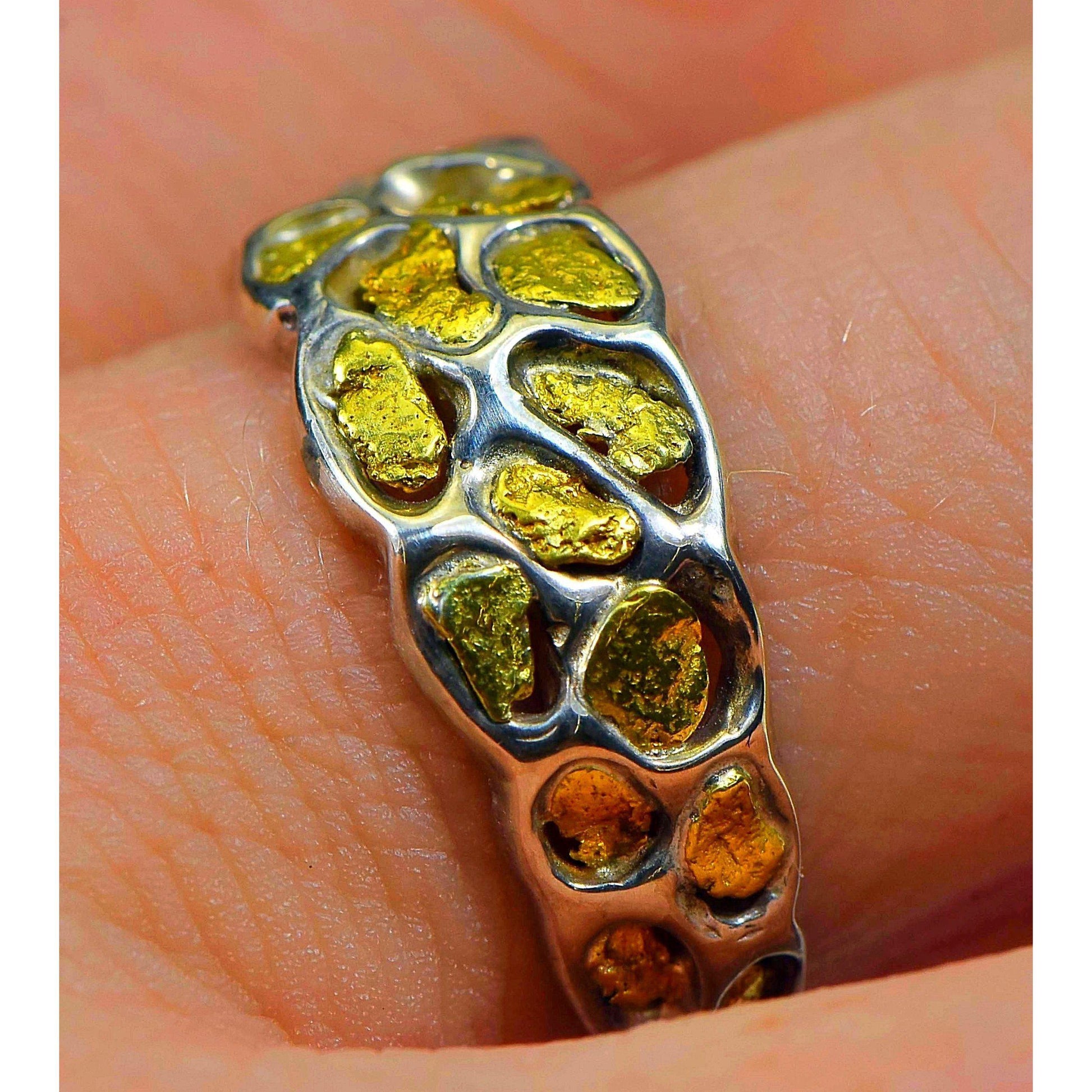 Orocal Gold Nugget Men's Ring RM210NSS-Destination Gold Detectors