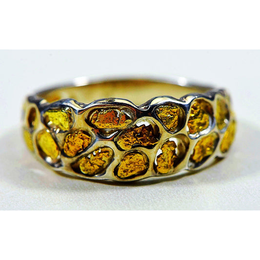 Orocal Gold Nugget Men's Ring RM210NSS-Destination Gold Detectors