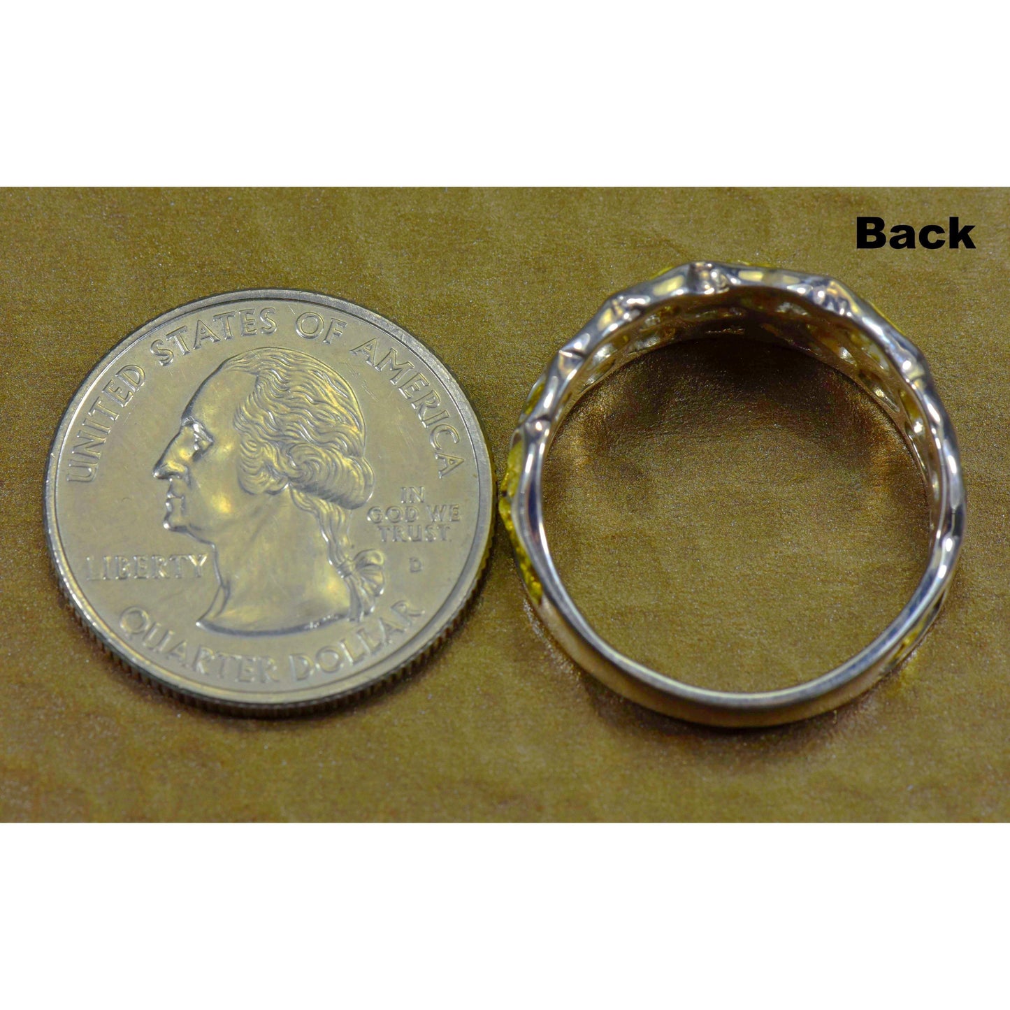 Orocal Gold Nugget Men's Ring RM210NSS-Destination Gold Detectors