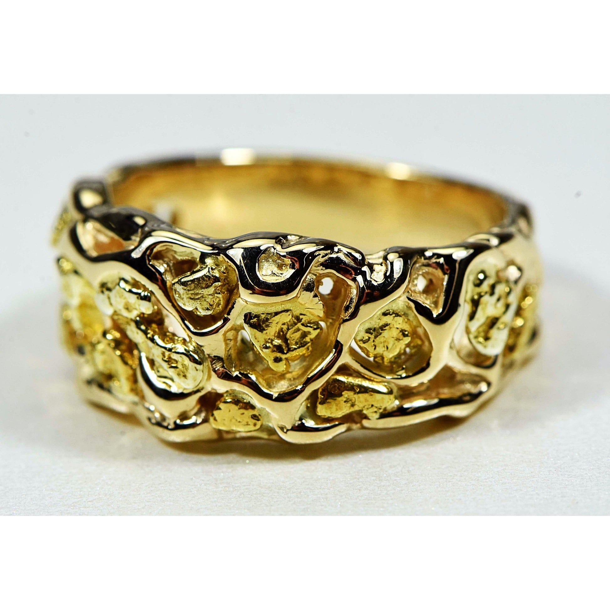 Orocal Gold Nugget Men's Ring RM212-Destination Gold Detectors