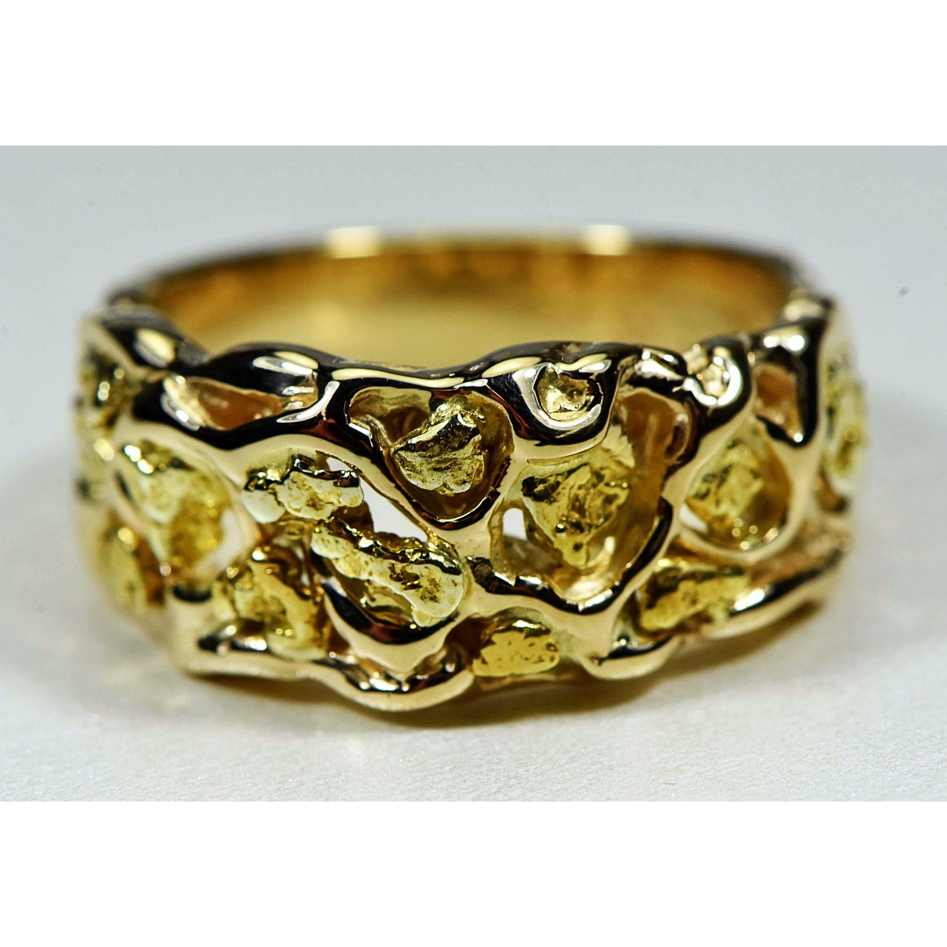 Orocal Gold Nugget Men's Ring RM212-Destination Gold Detectors