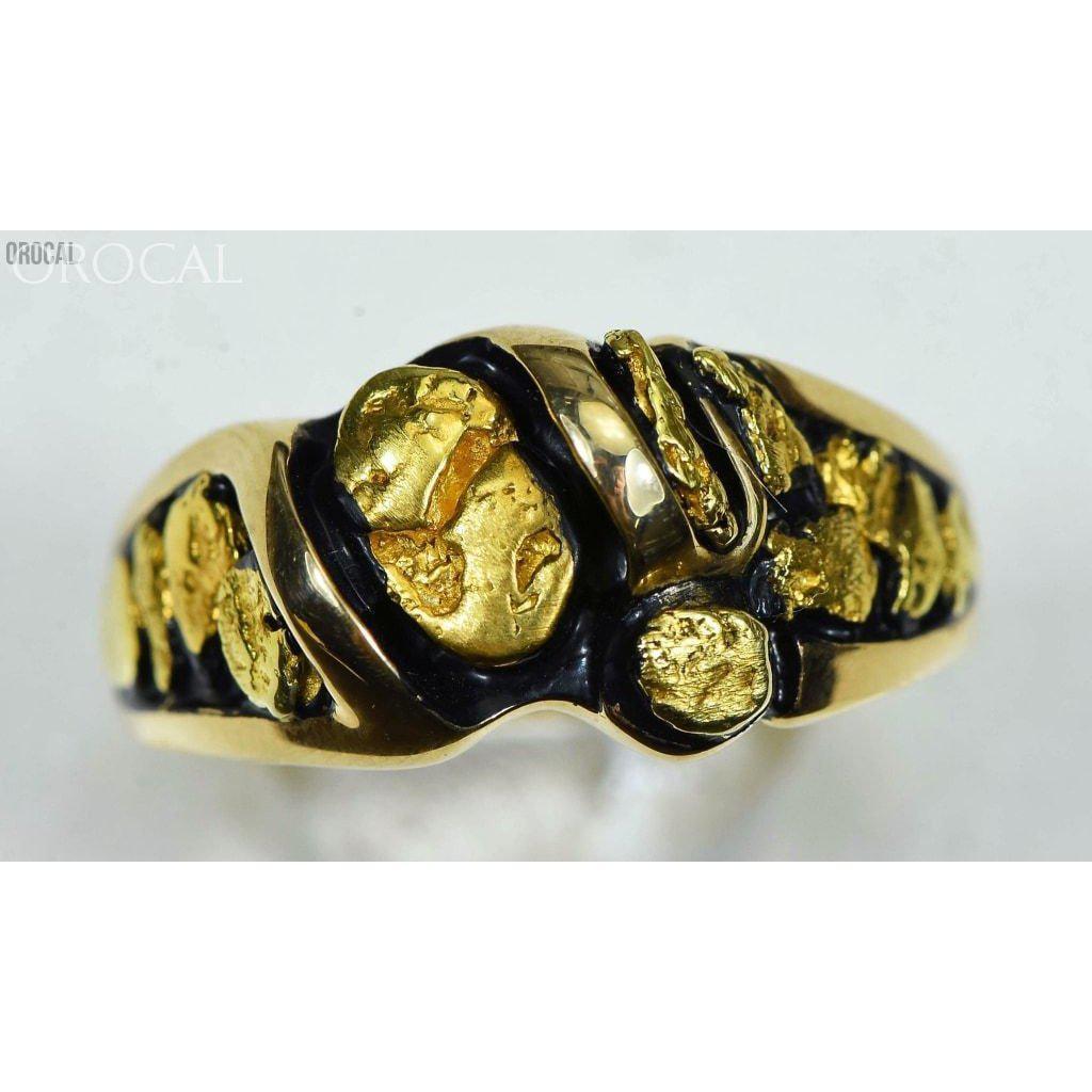 Orocal Gold Nugget Men's Ring RM486-Destination Gold Detectors