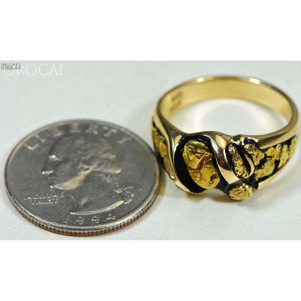 Orocal Gold Nugget Men's Ring RM486-Destination Gold Detectors