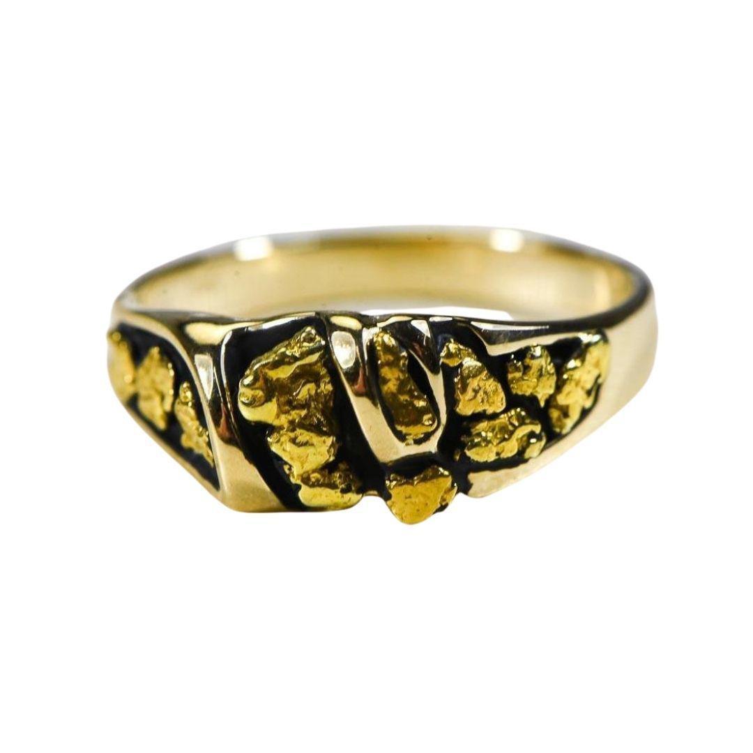 Orocal Gold Nugget Men's Ring RM487 - DestinationGoldDetectors