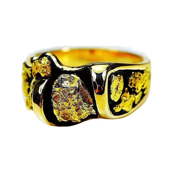 Orocal Gold Nugget Men's Ring RM490-Destination Gold Detectors