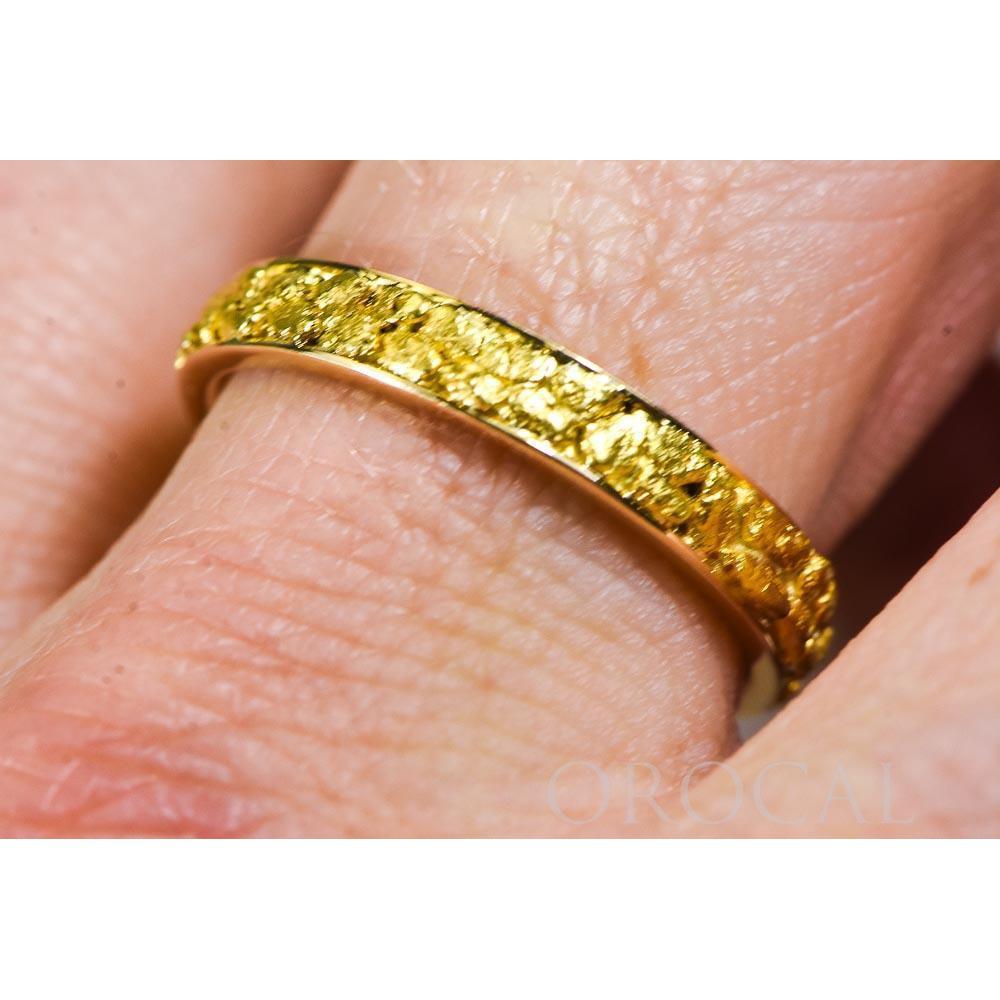 Orocal Gold Nugget Men's Ring RM4MM-Destination Gold Detectors