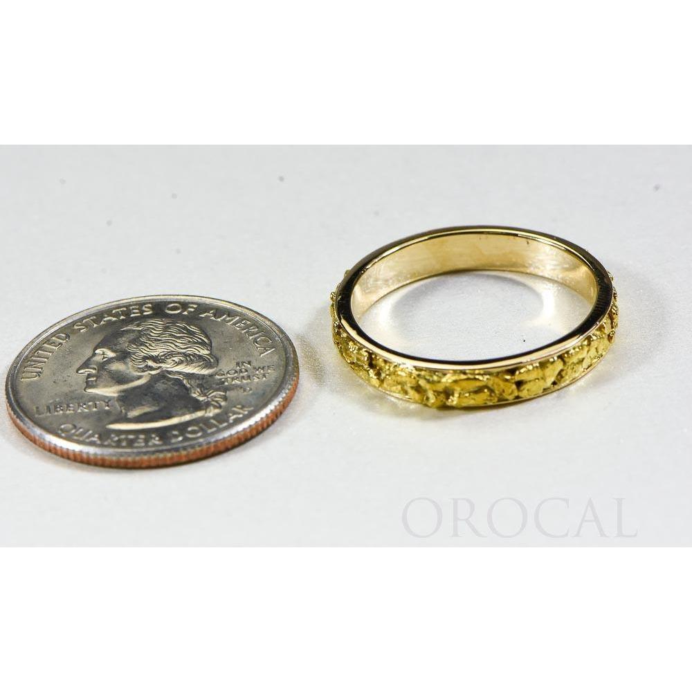 Orocal Gold Nugget Men's Ring RM4MM-Destination Gold Detectors