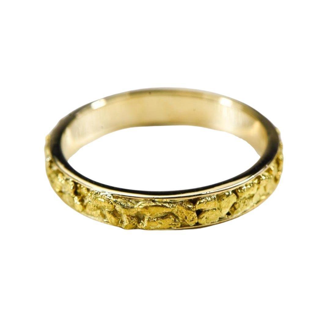 Orocal Gold Nugget Men's Ring RM4MM-Destination Gold Detectors