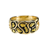 Orocal Gold Nugget Men's Ring RM515-Destination Gold Detectors