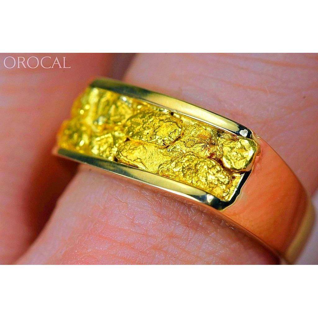 Orocal Gold Nugget Men's Ring RM567N-Destination Gold Detectors
