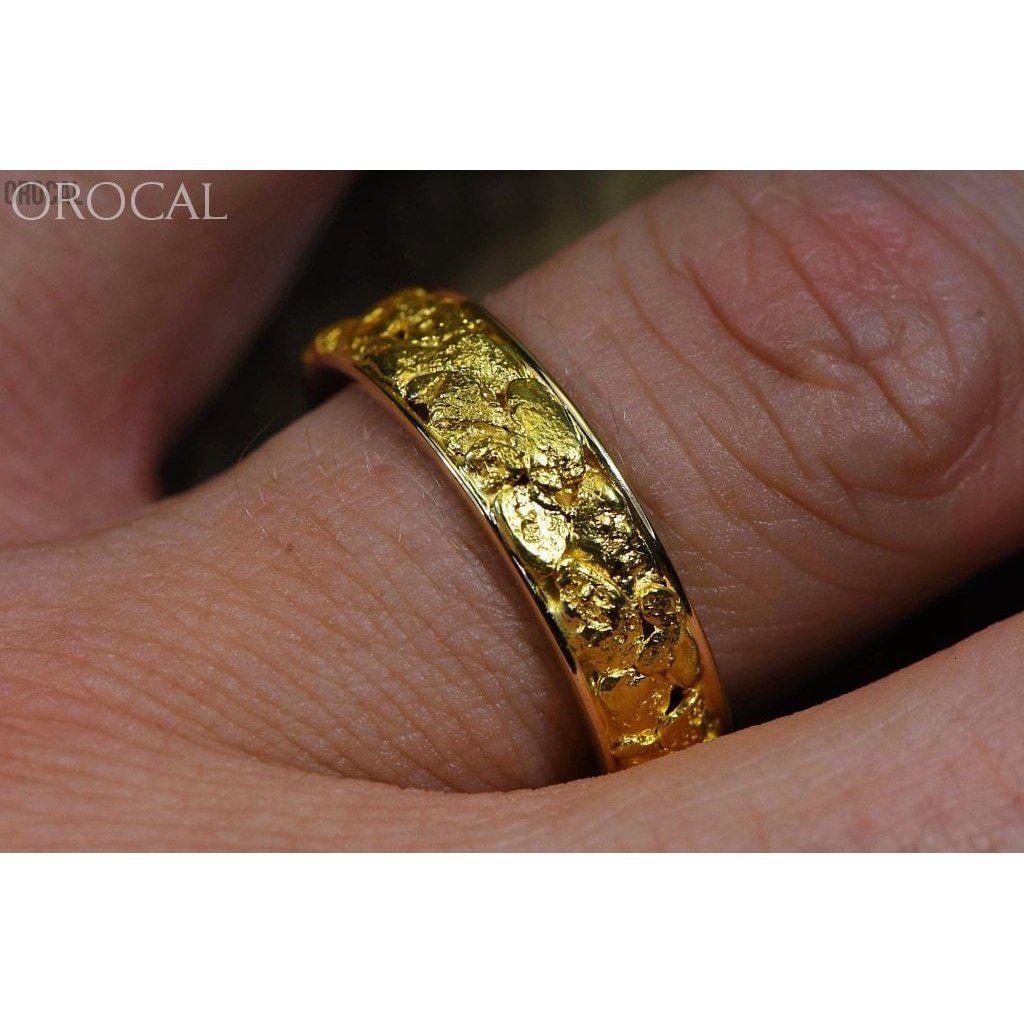 Orocal Gold Nugget Men's Ring RM6MM-Destination Gold Detectors