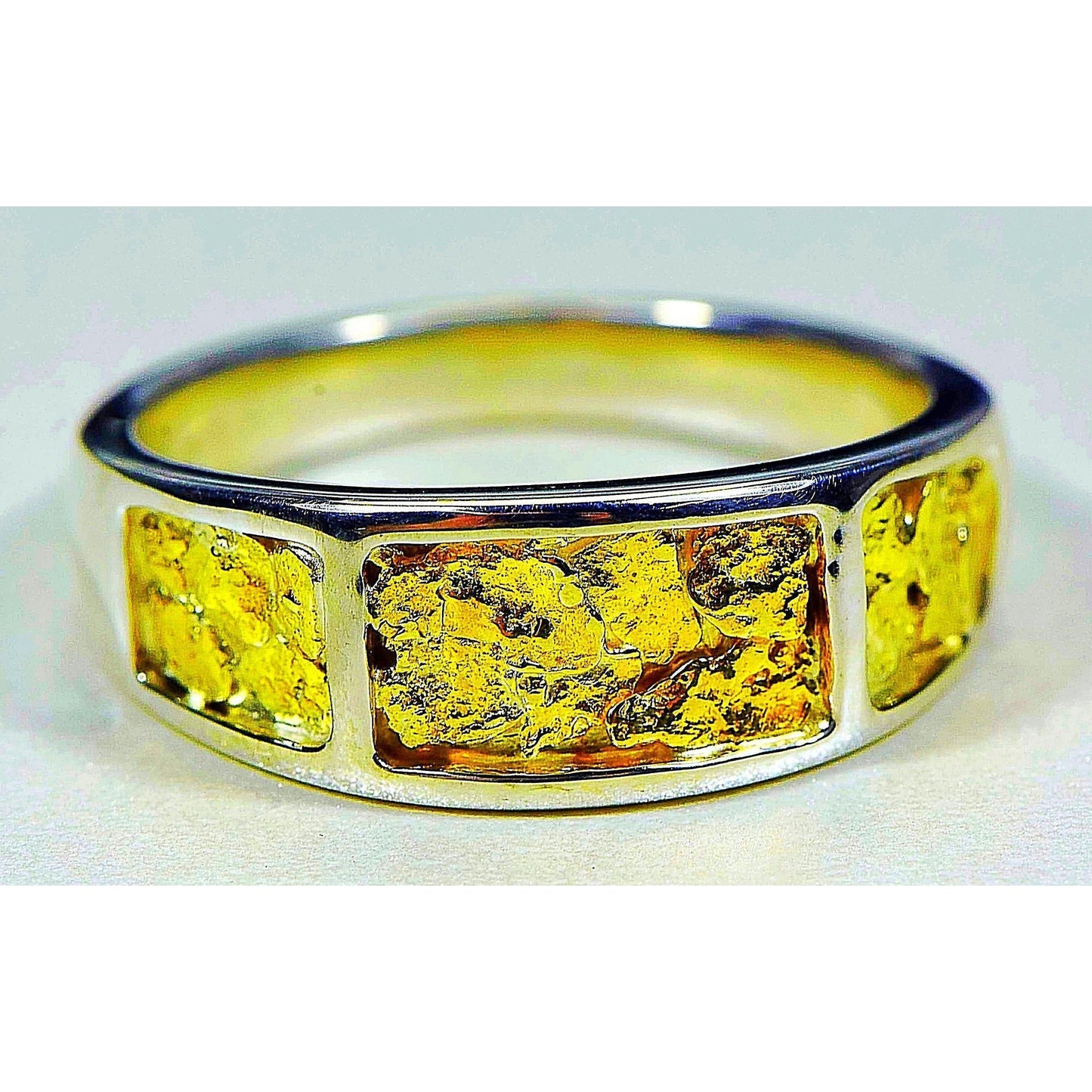 Orocal Gold Nugget Men's Ring RM732NSS-Destination Gold Detectors
