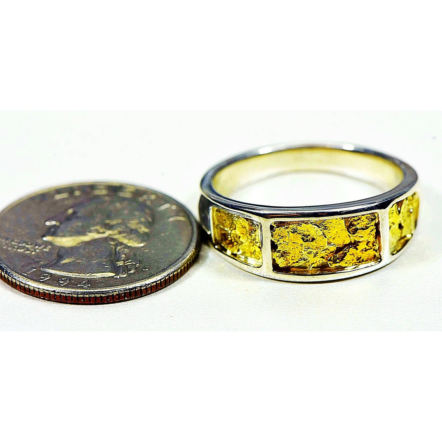 Orocal Gold Nugget Men's Ring RM732NSS-Destination Gold Detectors