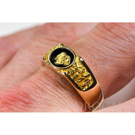 Orocal Gold Nugget Men's Ring RM73-Destination Gold Detectors