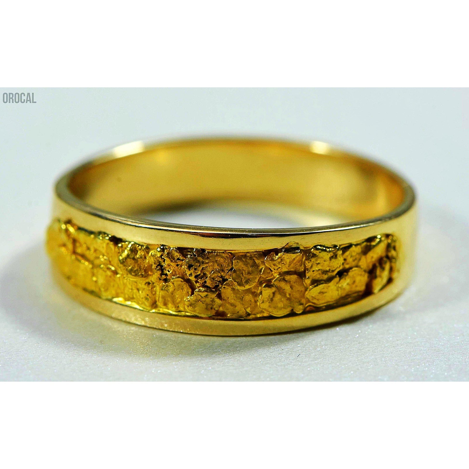Orocal Gold Nugget Men's Ring RM7MMT-Destination Gold Detectors
