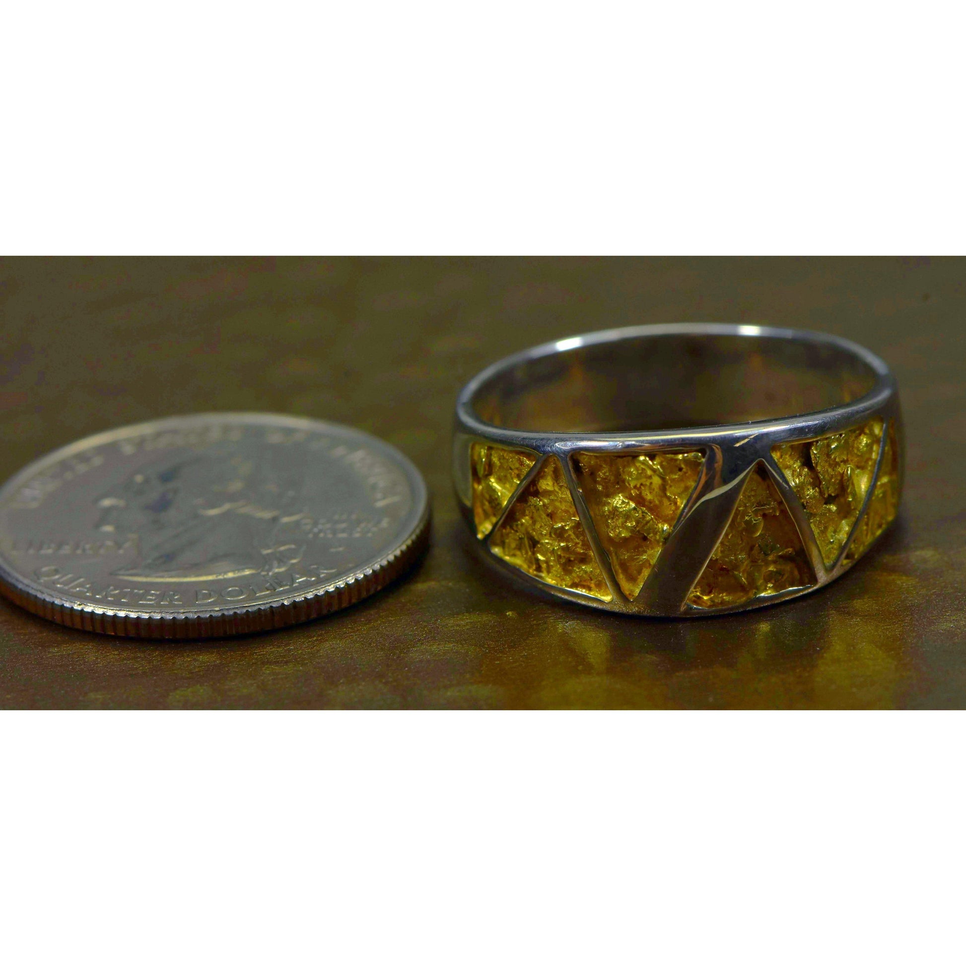 Orocal Gold Nugget Men's Ring RM883NSS-Destination Gold Detectors