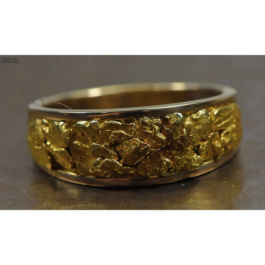 Orocal Gold Nugget Men's Ring RM8.5MMT-Destination Gold Detectors