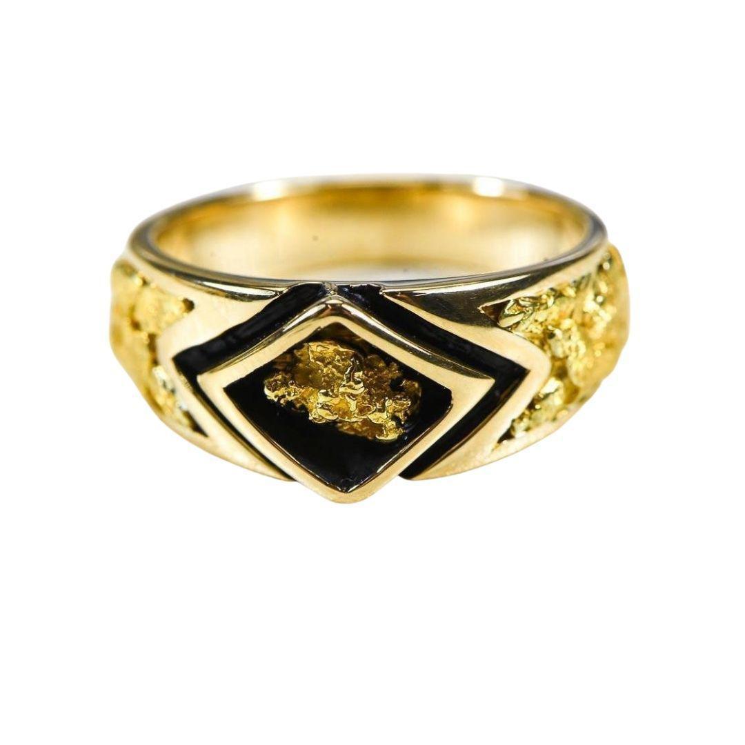 Orocal Gold Nugget Men's Ring - RMBS1-Destination Gold Detectors