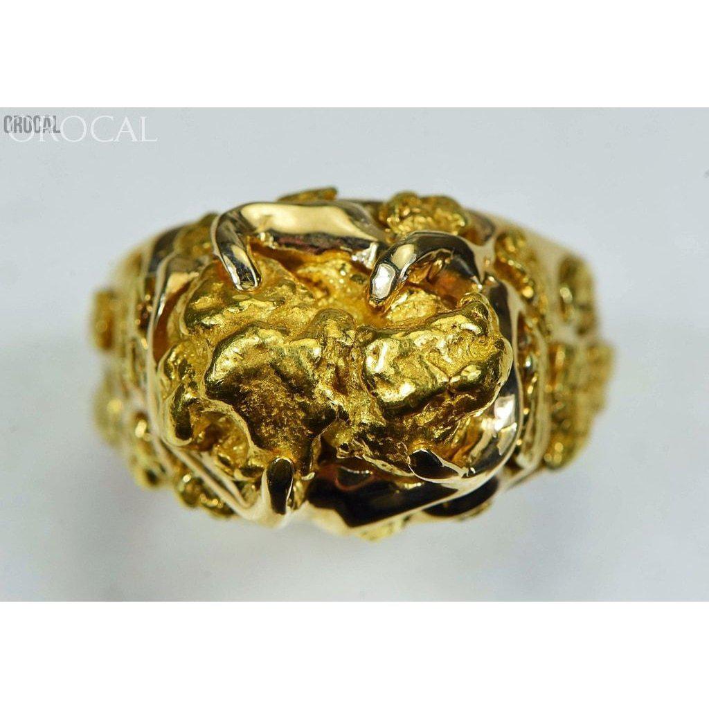 Orocal Gold Nugget Men's Ring RMEN102-Destination Gold Detectors