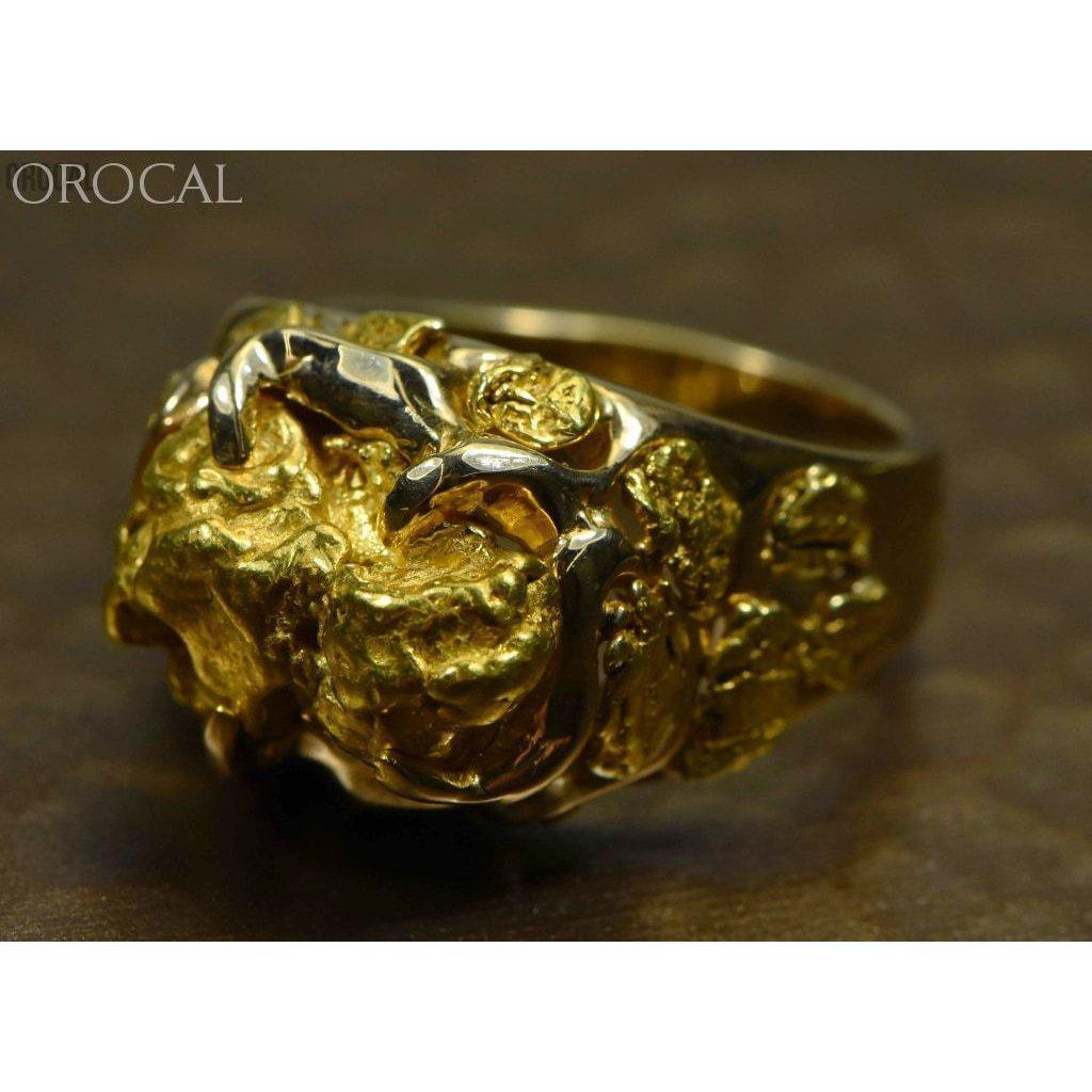 Orocal Gold Nugget Men's Ring RMEN102-Destination Gold Detectors