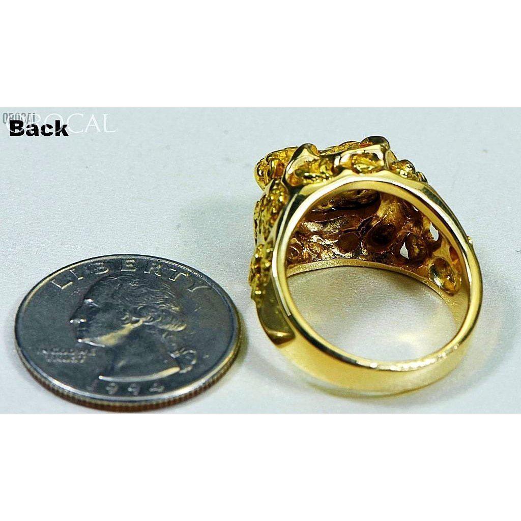 Orocal Gold Nugget Men's Ring RMEN102-Destination Gold Detectors