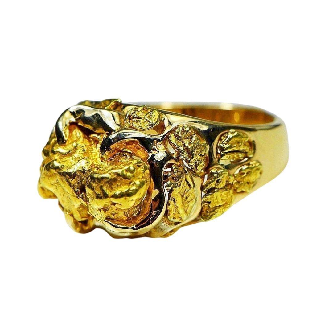 Orocal Gold Nugget Men's Ring RMEN102-Destination Gold Detectors