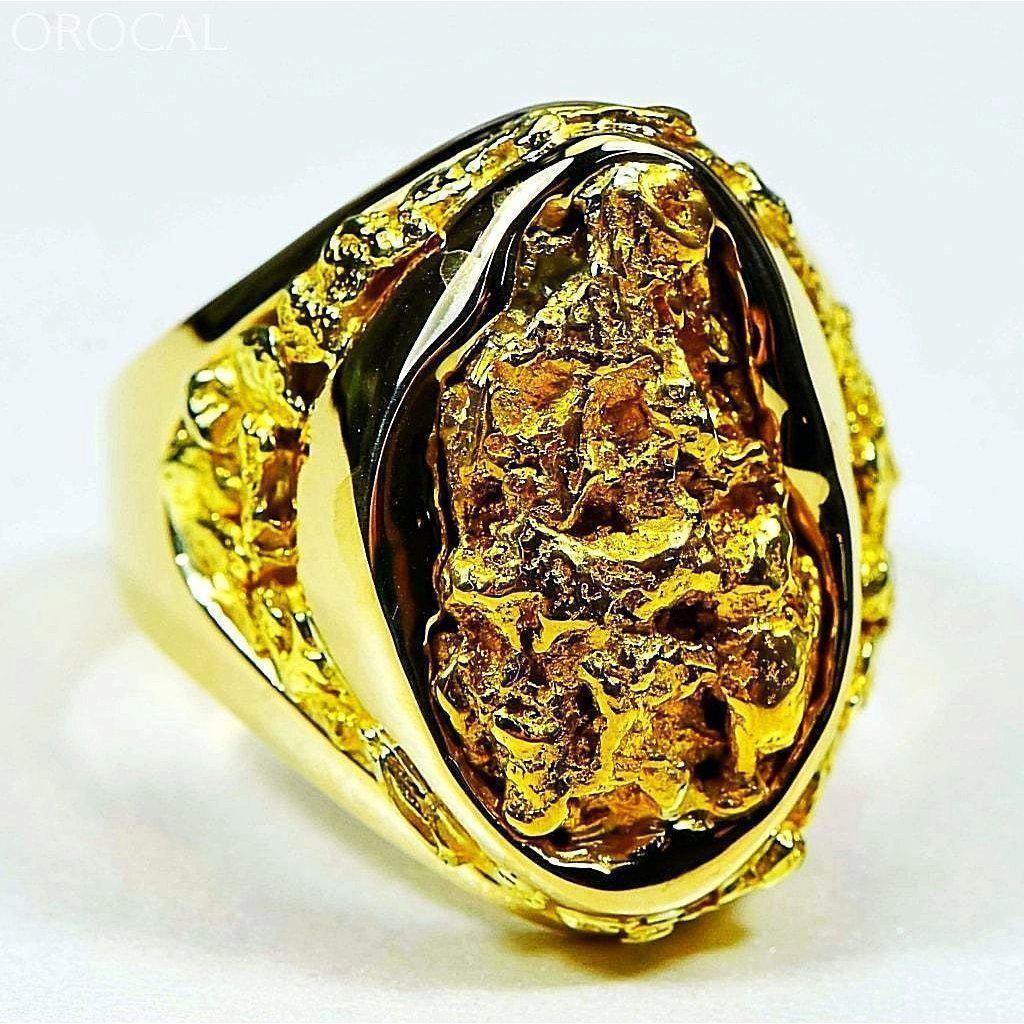 Orocal Gold Nugget Men's Ring RMEN116-Destination Gold Detectors