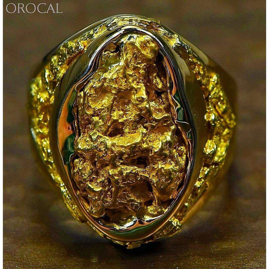 Orocal Gold Nugget Men's Ring RMEN116-Destination Gold Detectors