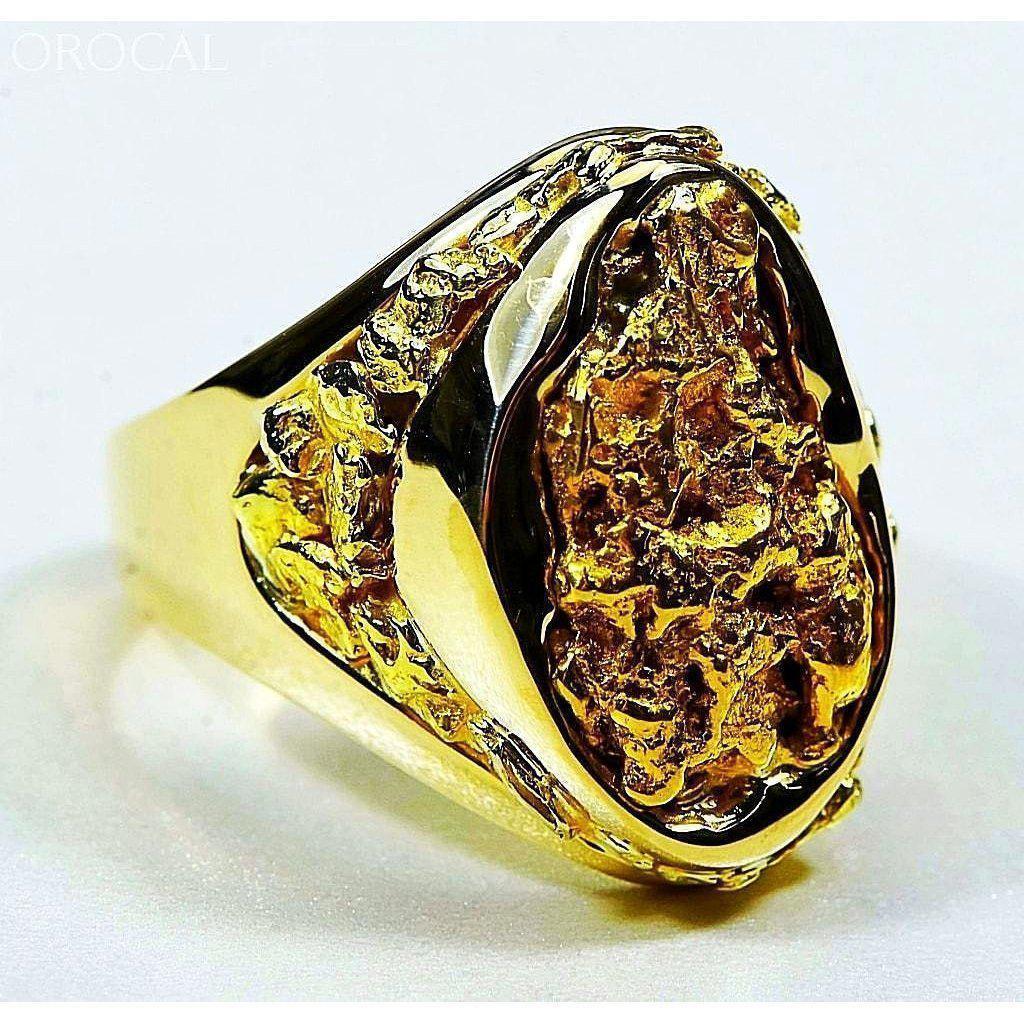Orocal Gold Nugget Men's Ring RMEN116-Destination Gold Detectors