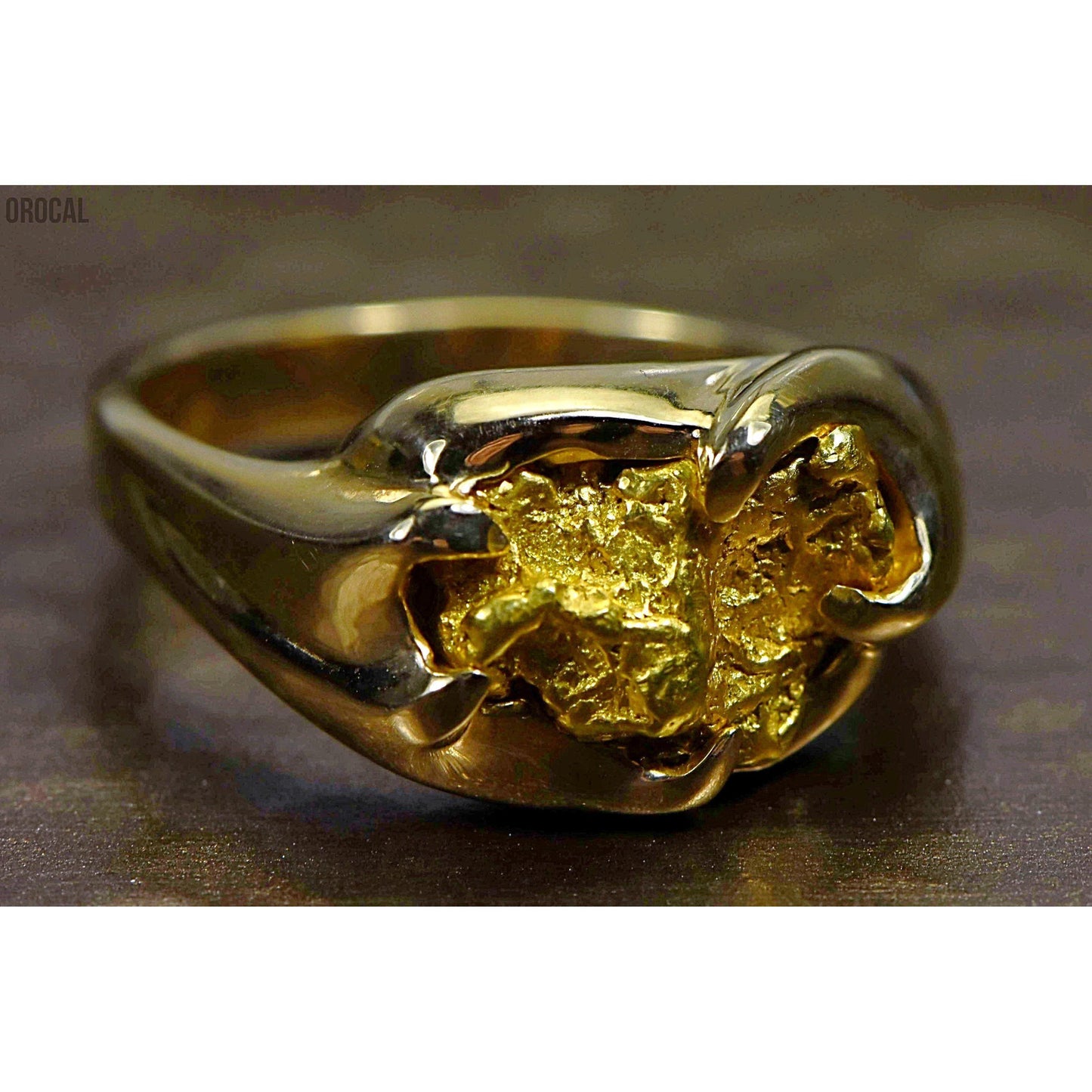 Orocal Gold Nugget Men's Ring RMEN120-Destination Gold Detectors