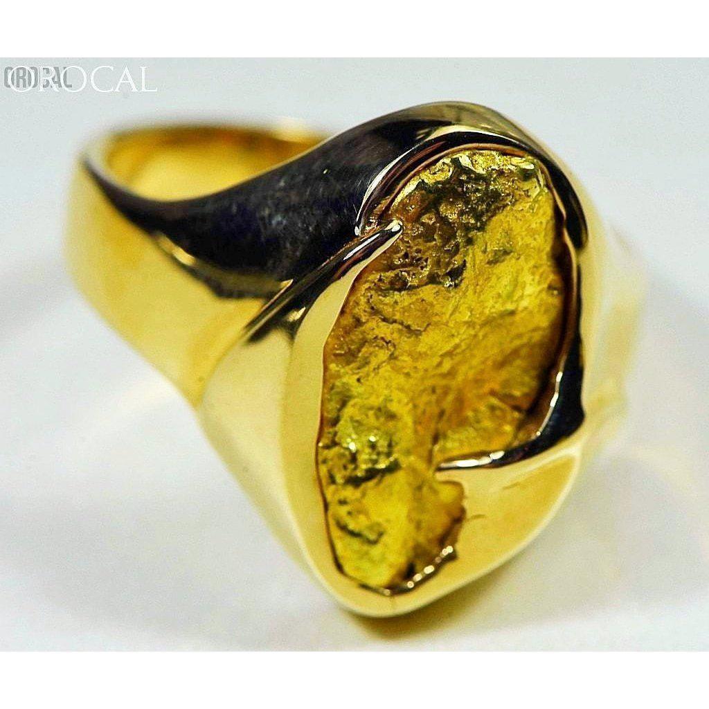 Orocal Gold Nugget Men's Ring RMEN122-Destination Gold Detectors