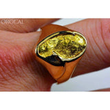 Orocal Gold Nugget Men's Ring RMEN122-Destination Gold Detectors