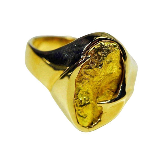 Orocal Gold Nugget Men's Ring RMEN122-Destination Gold Detectors