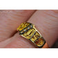 Orocal Gold Nugget Men's Ring with Diamond RM882DN-Destination Gold Detectors