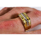 Orocal Gold Nugget Men's Ring with Diamonds RM1105DN-Destination Gold Detectors